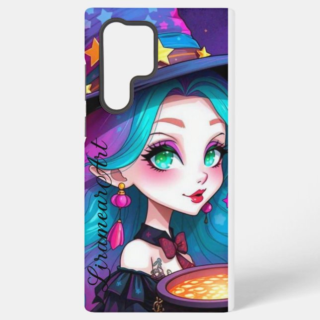 Coque Samsung Galaxy Sorcière Cartoon Twilight (Verso)
