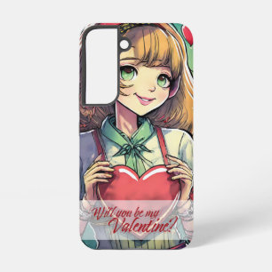 Coque Samsung Galaxy Soyez ma Saint-Valentin dans le style Manga 33419
