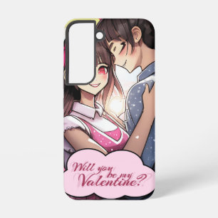 Coque Samsung Galaxy Soyez ma Saint-Valentin dans le style Manga 58477