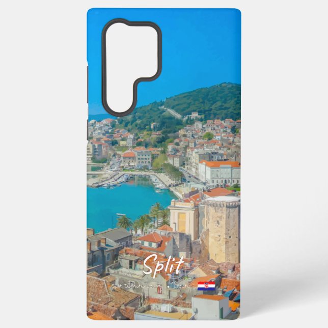 Coque Samsung Galaxy Split, Croatie - Ville côtière (Verso)
