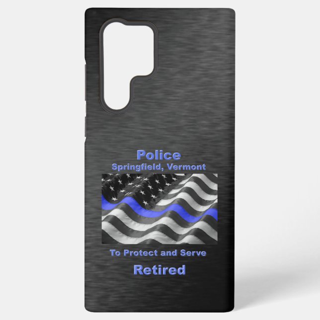 Coque Samsung Galaxy Springfield, Vermont. Police (Verso)