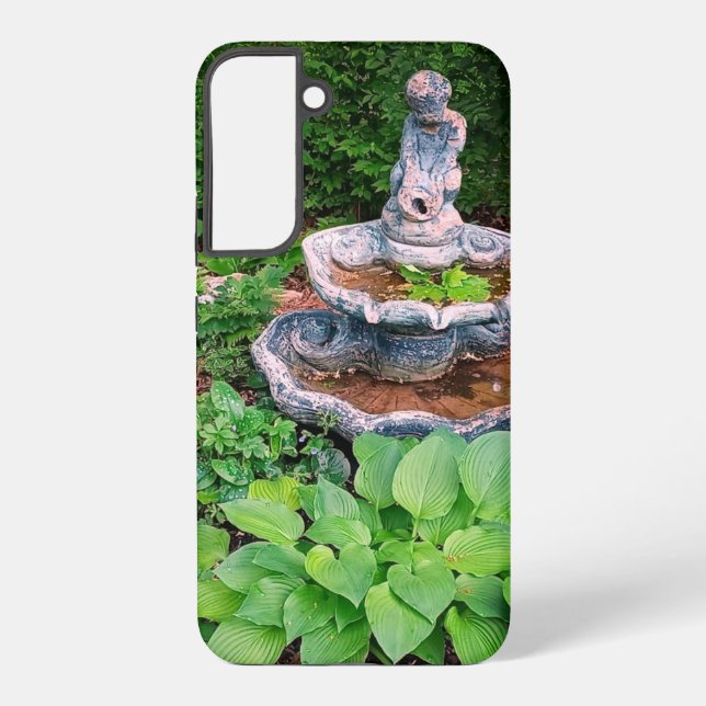 Coque Samsung Galaxy Statue de jardin Hosta  (Verso)