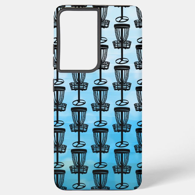 Coque Samsung Galaxy Stylos DiscGolf bleu (Verso)