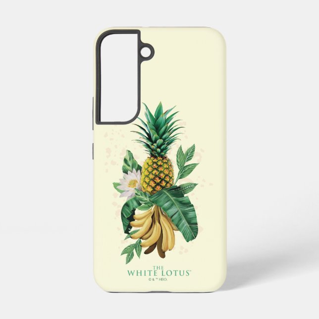 Coque Samsung Galaxy Suite ananas au White Lotus (Verso)