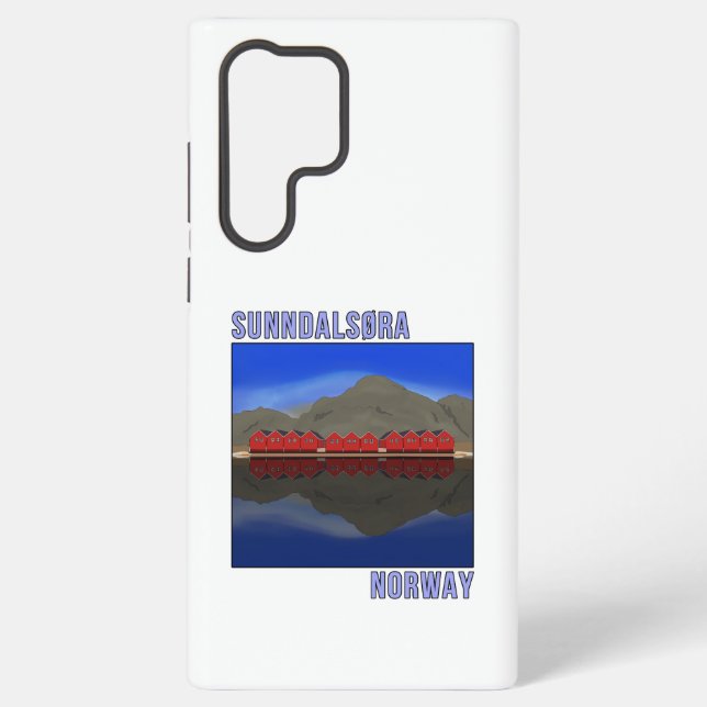 Coque Samsung Galaxy Sunndalsora Norvège Scandinave (Verso)