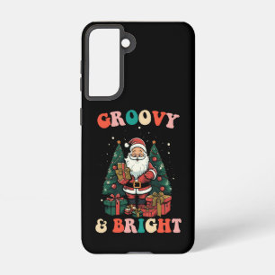 Coque Samsung Galaxy Super Et Lumineux Noël Père Noël Holiday Retro