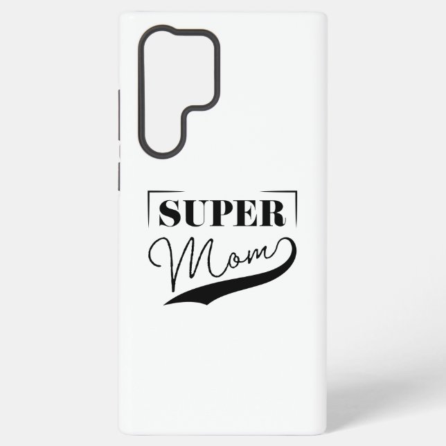 Coque Samsung Galaxy Super Maman (Verso)