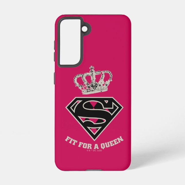 Coque Samsung Galaxy Supergirl S-Shield "Adapté Pour Une Reine" (Verso)