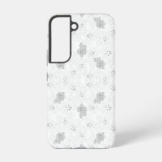 Coque Samsung Galaxy Superposition de grille transparente – Texture PNG (Verso)