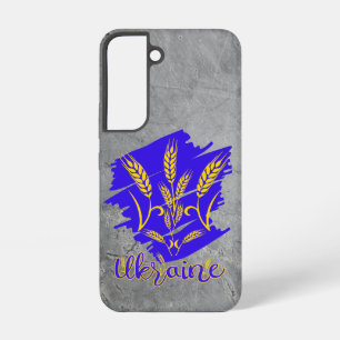 Coque Samsung Galaxy Symbole national ukrainien tryzub fait d'épi de bl