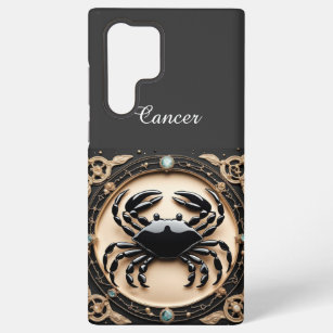 Coque Samsung Galaxy Symbole Zodiaque du cancer noir iPhone / coque ipa