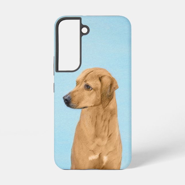 Coque Samsung Galaxy Tableau Rhodesian Ridgeback - Art Chien original (Verso)