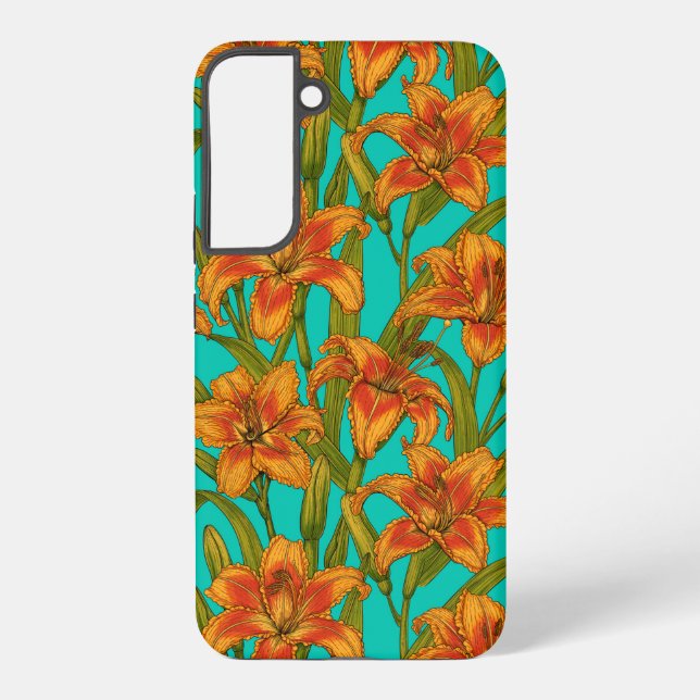 Coque Samsung Galaxy Tawny fleurs quotidiennes (Verso)