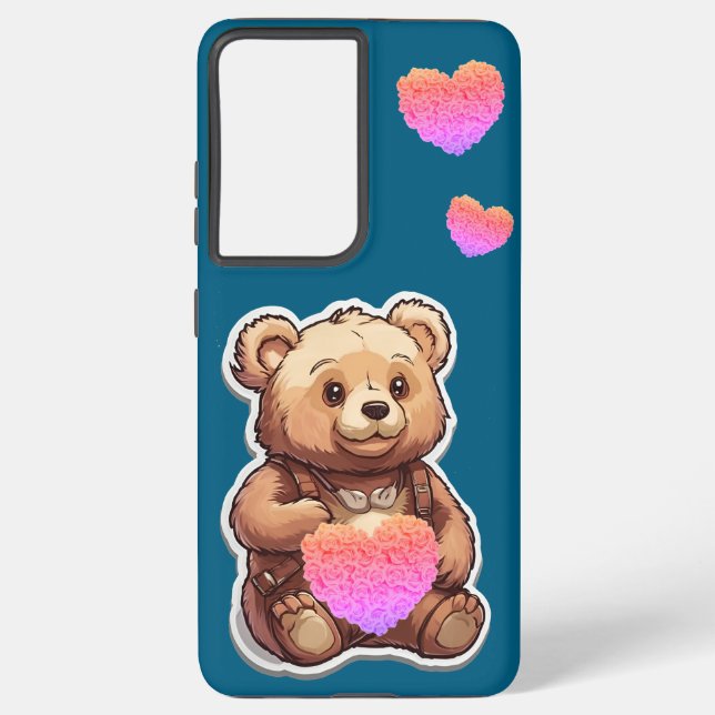 Coque Samsung Galaxy Teddy Bear (Verso)