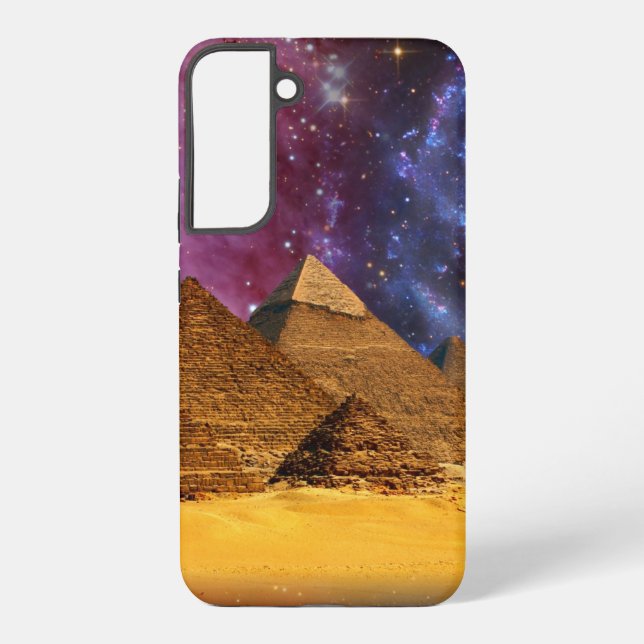 Coque Samsung Galaxy tempête cosmique au-dessus de l'égypte (Verso)