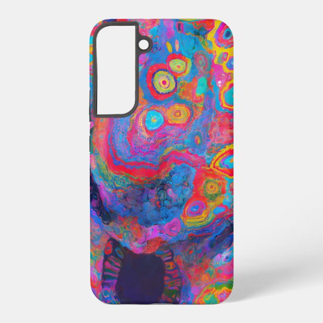 Coque Samsung Galaxy "Tempête neurale" (Verso)