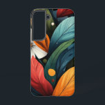 Coque Samsung Galaxy Tempête pétale brûlée<br><div class="desc">Des roseaux profonds et des oranges tourbillonnent le noir dans un brasier dramatique.</div>