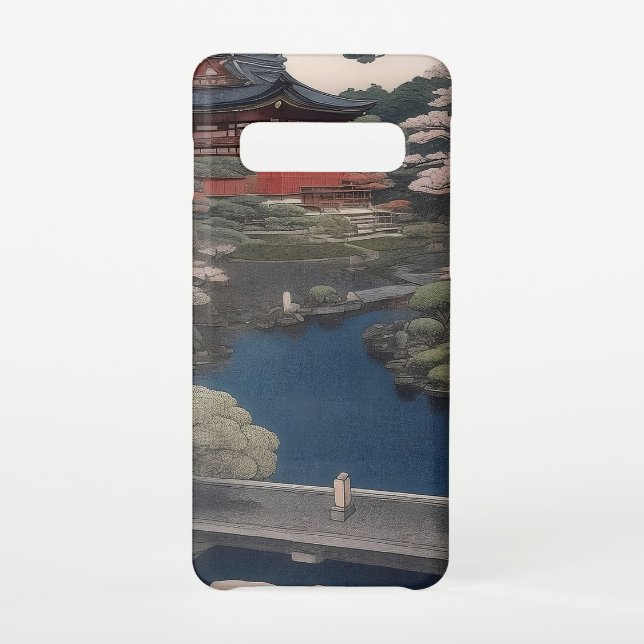 Coque Samsung Galaxy Temple on the river - Japan (Dos)