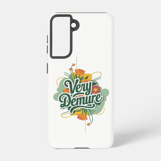 Coque Samsung Galaxy Tendance Très Décente Très Réfléchie Décente & Réf (Verso)