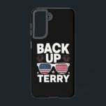 Coque Samsung Galaxy Terry de secours drôle feu d'artifice patriotique<br><div class="desc">Terry de secours drôle feux d'artifice patriotiques du 4 juillet</div>