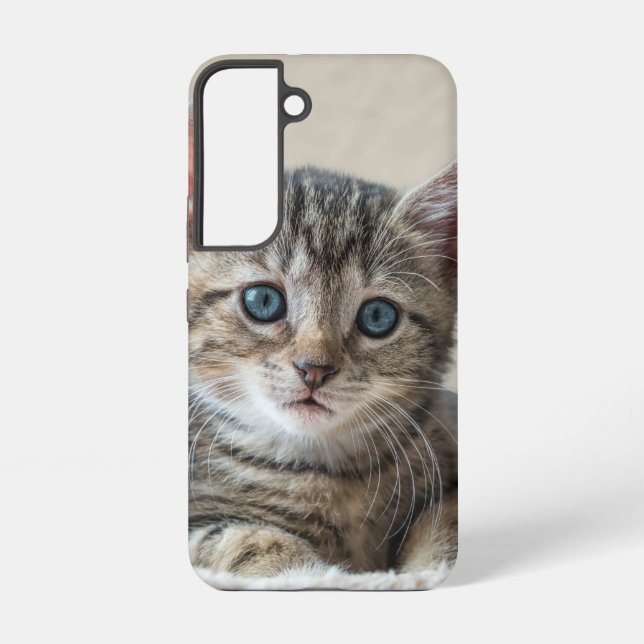 Coque Samsung Galaxy Tête de Chat Mignonne (Verso)