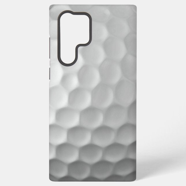 Coque Samsung Galaxy Texture de balle de golf blanche gaufree (Verso)