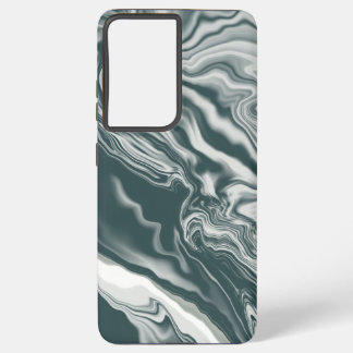 Coque Samsung Galaxy Texture Noire Et Marbre blanc Sans Faille