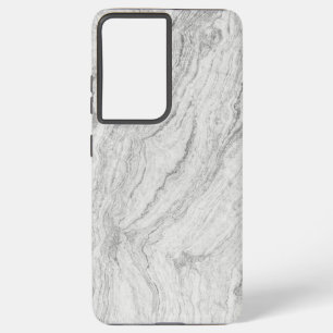 Coque Samsung Galaxy Texture Noire Et Marbre blanc Sans Faille