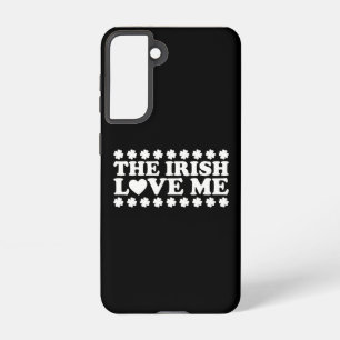 Coque Samsung Galaxy The Irish Love Me Shamrock St Patrick's Day Retro