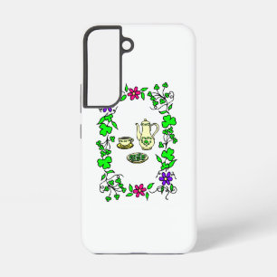 Coque Samsung Galaxy Thème ensemble de thé irlandais Saint-Patrick