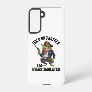 Coque Samsung Galaxy Tiens-toi partenaire je suis cow-boy grenouille su