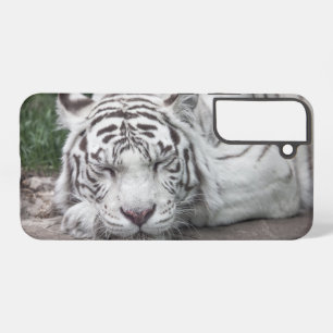 Coque Samsung Galaxy Tigre blanc