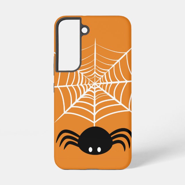 Coque Samsung Galaxy Toile d'araignée Halloween  (Verso)
