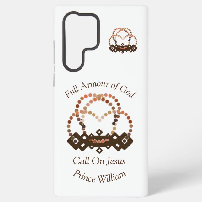 Coque Samsung Galaxy Tons d'un prince garçon Pleine armure de Dieu (Verso)