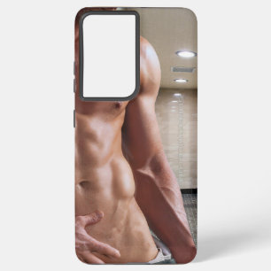 Coque Samsung Galaxy Torse d'homme musclé torse nu sixpack de SlipperyJ