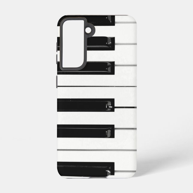 Coque Samsung Galaxy Touches de clavier de piano (Verso)