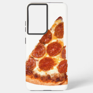 Coque Samsung Galaxy tranche de pizza pepperoni classique de SlipperyJo