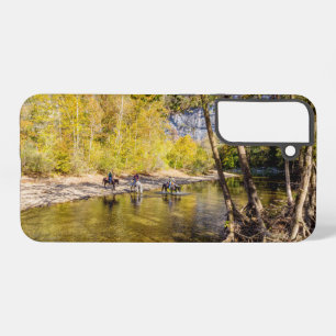 Coque Samsung Galaxy Traverser Le Boîtier Téléphonique Samsung De La Ri