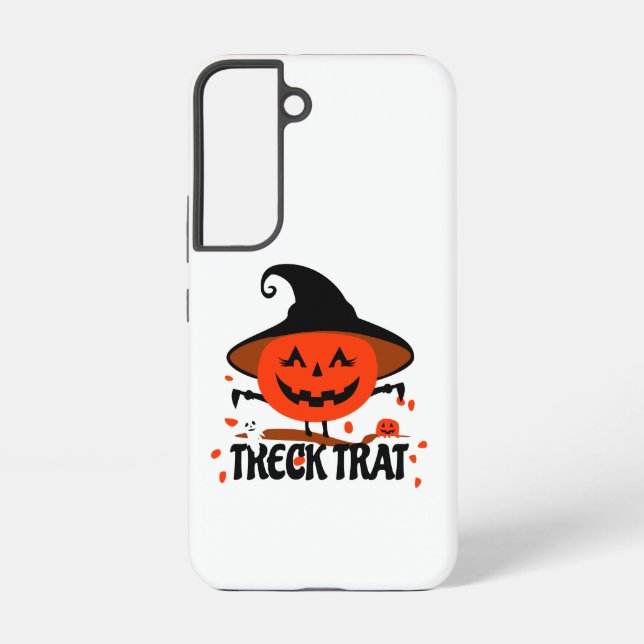 Coque Samsung Galaxy Treck Trat Citrouille Sourire (Verso)