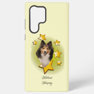 Coque Samsung Galaxy Tri Color Sheltie Dog est une star   Samsung Galax