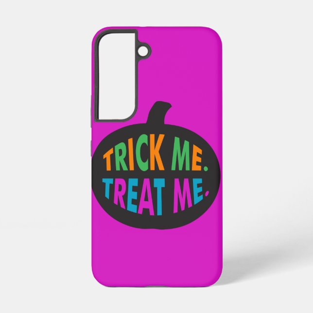 Coque Samsung Galaxy Trick Me Traite, Halloween Multi-Couleur (Verso)