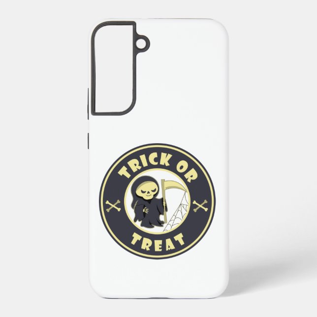 Coque Samsung Galaxy Trick ou traiter Halloween griffeur caractère (Verso)
