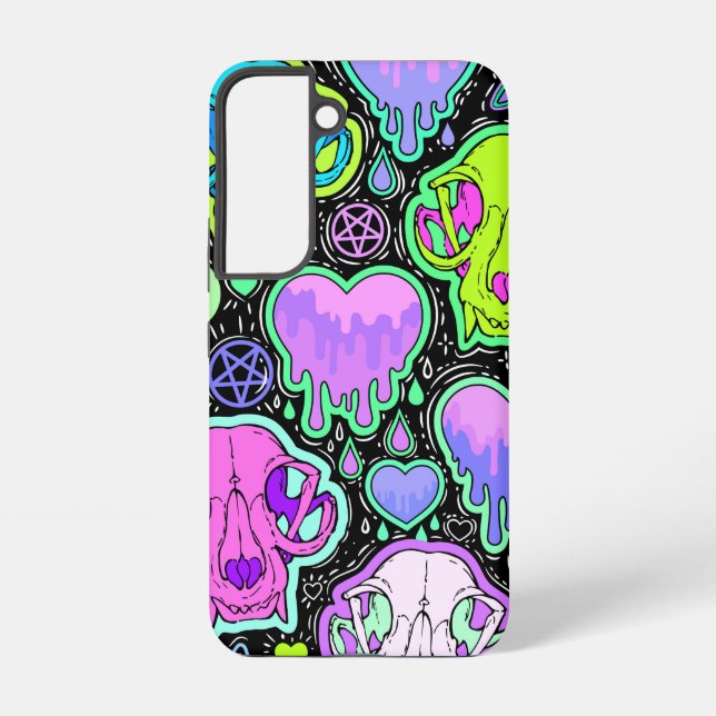 Coque Samsung Galaxy Trippy Cat Skuls (Verso)