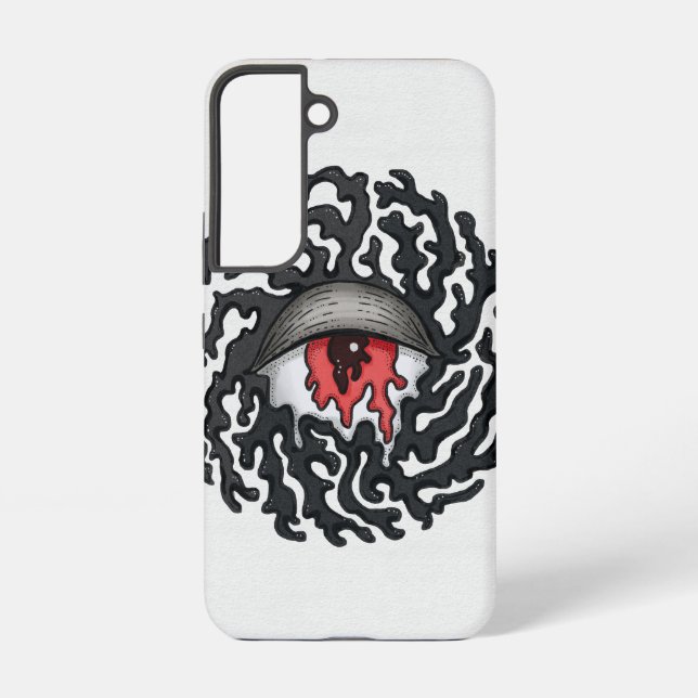 Coque Samsung Galaxy Trippy Eye with Tentacles - Trippy Surreal Art (Verso)