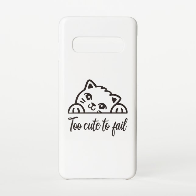 Coque Samsung Galaxy Trop mignon pour échouer (Dos)