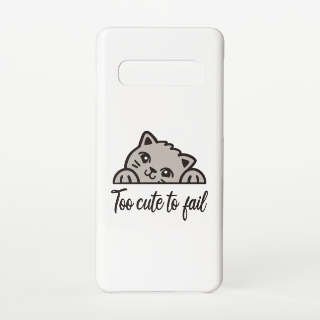Coque Samsung Galaxy Trop mignon pour échouer (Dos)