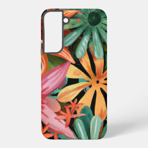 Coque Samsung Galaxy tropical/hawaïen/floral/fleur
