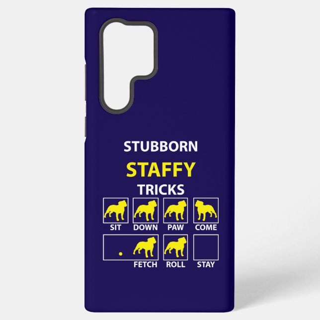 Coque Samsung Galaxy Trucs de Staffy têtus (Verso)