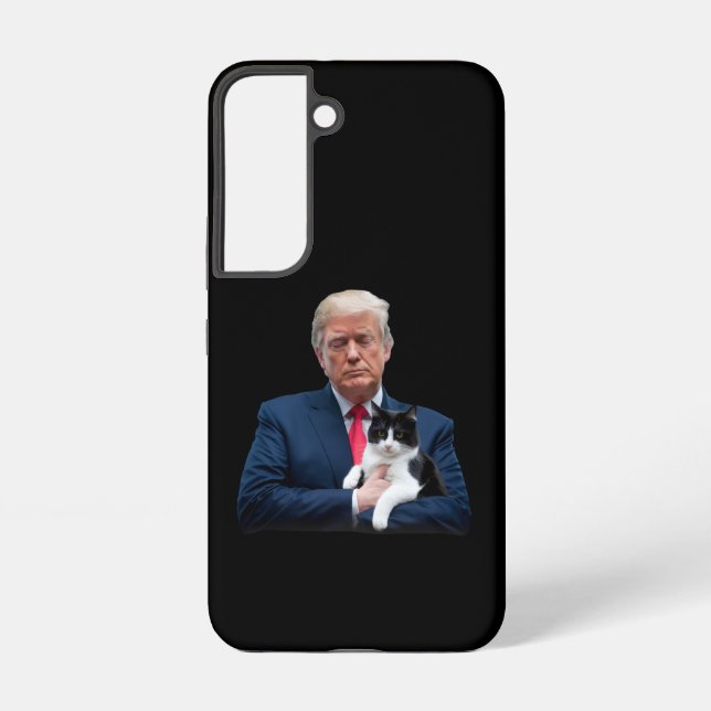 Coque Samsung Galaxy Trump 2024 Cat MAGA Funny Trump Cat (Verso)