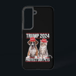 Coque Samsung Galaxy Trump 2024 Protégez nos animaux Chiens de chat MAG<br><div class="desc">Trump 2024 Protégez nos animaux Chiens de chat MAGA</div>